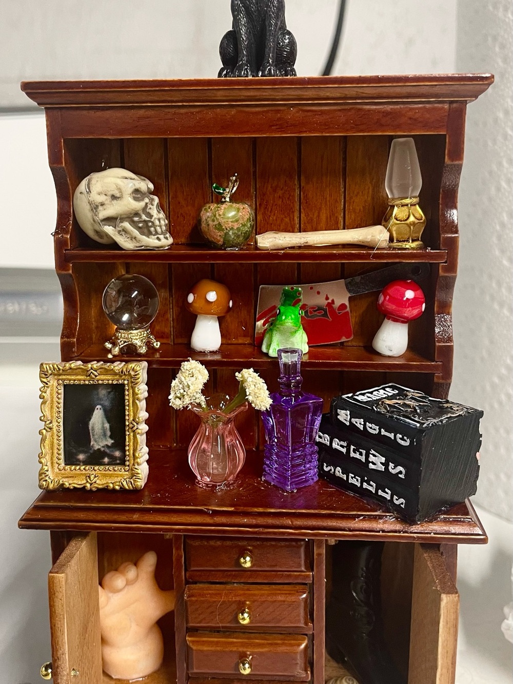 Miniature Wooden Witch’s Cabinet